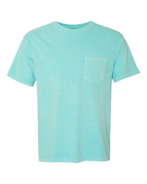 Garment-Dyed Heavyweight Pocket T-Shirt - Chalky Mint -   -