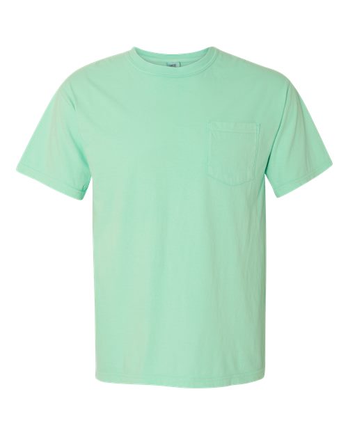 Garment-Dyed Heavyweight Pocket T-Shirt - Island Reef -   -