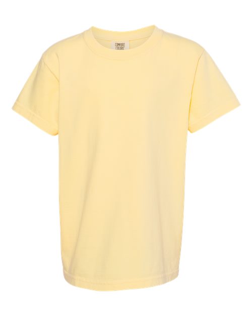 Garment-Dyed Youth Heavyweight T-Shirt - Butter -   -