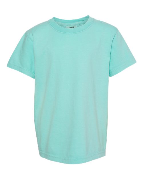 Garment-Dyed Youth Heavyweight T-Shirt - Chalky Mint -   -
