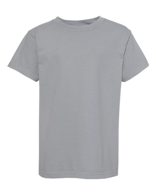 Garment-Dyed Youth Heavyweight T-Shirt - Granite -   -