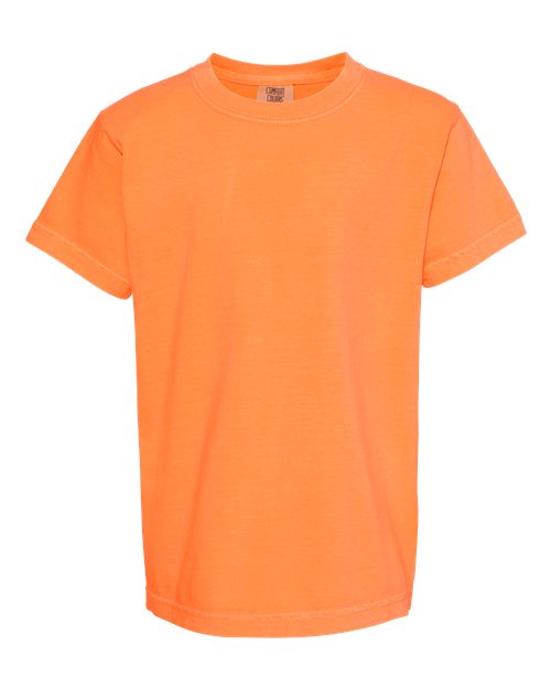 Garment-Dyed Youth Heavyweight T-Shirt - Melon -   -