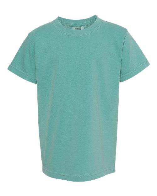 Garment-Dyed Youth Heavyweight T-Shirt - Seafoam -   -