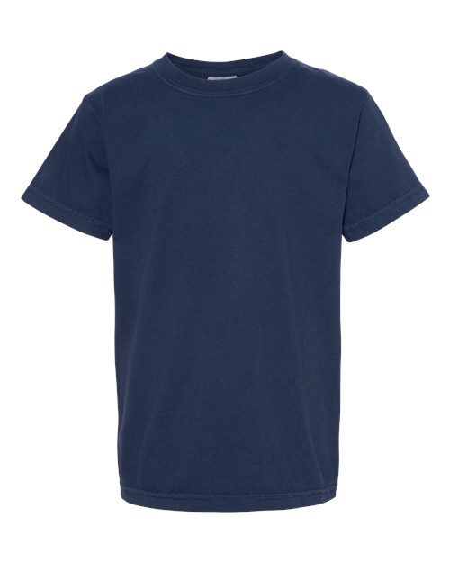 Garment-Dyed Youth Heavyweight T-Shirt - True Navy -   -