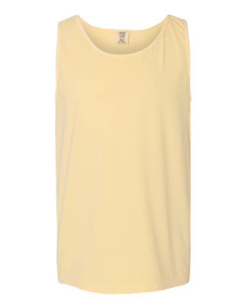 Garment-Dyed Heavyweight Tank Top - Butter -   -