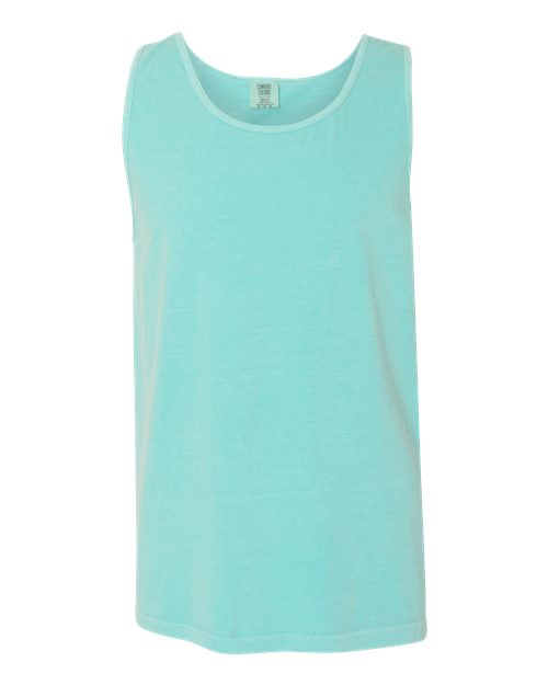 Garment-Dyed Heavyweight Tank Top - Chalky Mint -   -