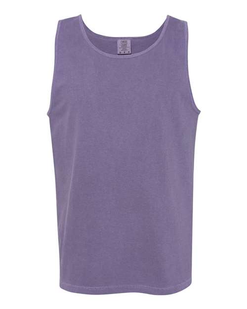 Garment-Dyed Heavyweight Tank Top - Grape -   -