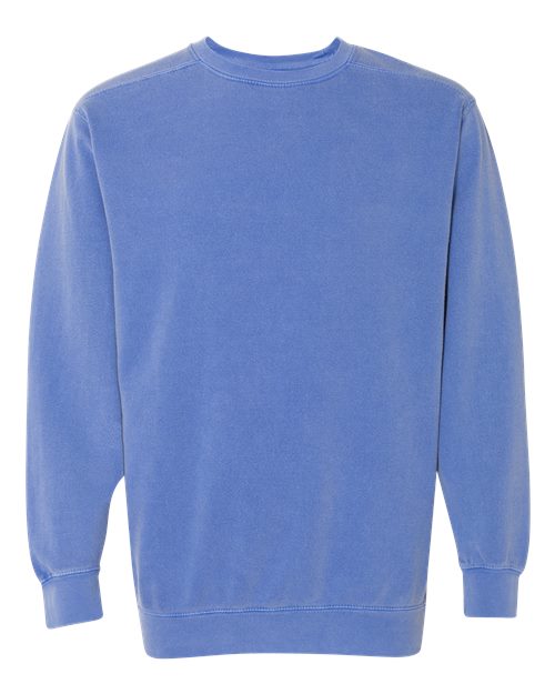 Garment-Dyed Sweatshirt - Flo Blue -   -