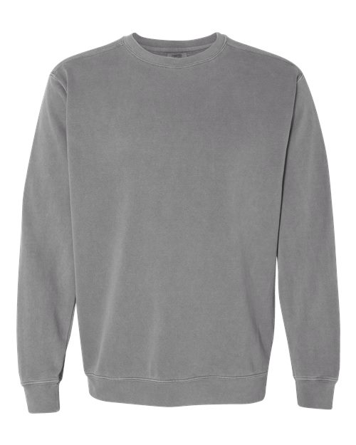 Garment-Dyed Sweatshirt - Grey -   -