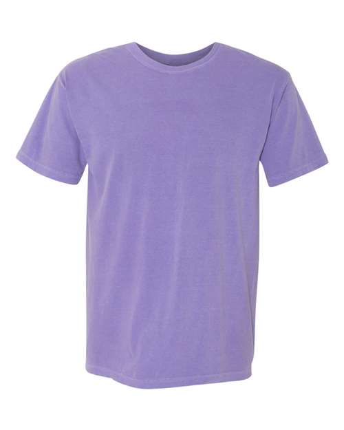 Garment-Dyed Heavyweight T-Shirt - Violet -   -