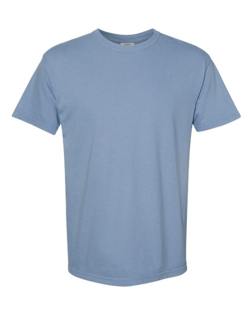 Garment-Dyed Heavyweight T-Shirt - Washed Denim -   -
