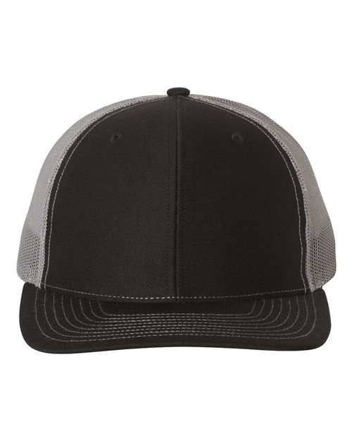 Snapback Trucker Cap - Black/ Charcoal -   -