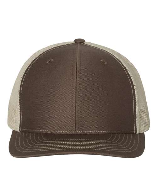 Snapback Trucker Cap - Brown/ Khaki -   -