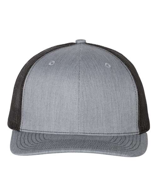 Snapback Trucker Cap - Heather Grey/ Black -   -
