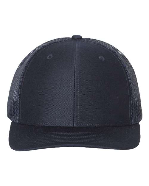 Snapback Trucker Cap - Navy -   -