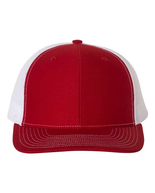Snapback Trucker Cap - Red/ White -   -