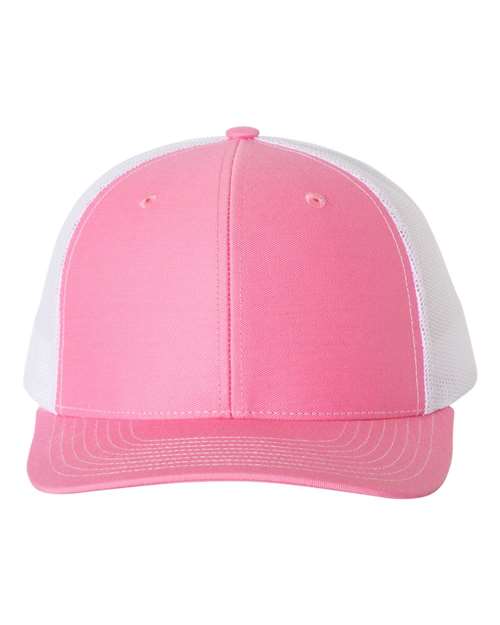 Snapback Trucker Cap - Hot Pink/ White -   -