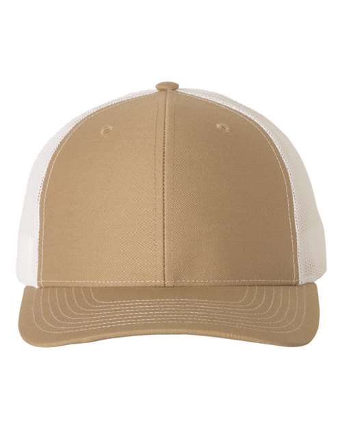 Snapback Trucker Cap - Khaki/ White -   -