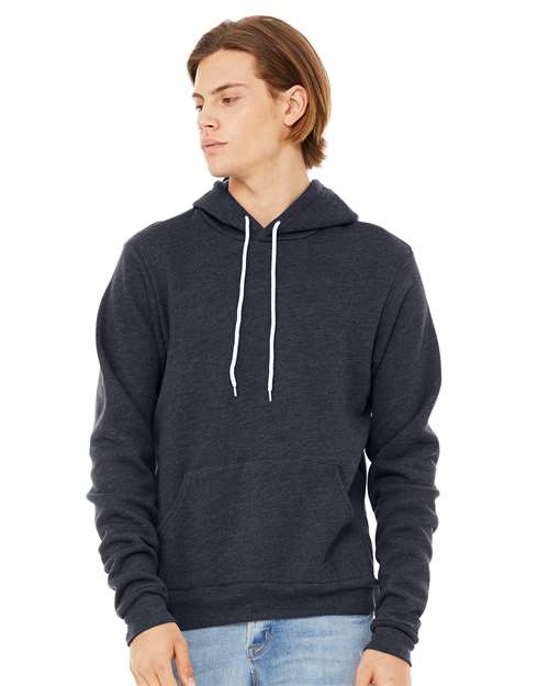 Sponge Fleece Hoodie - Heather Navy -   -