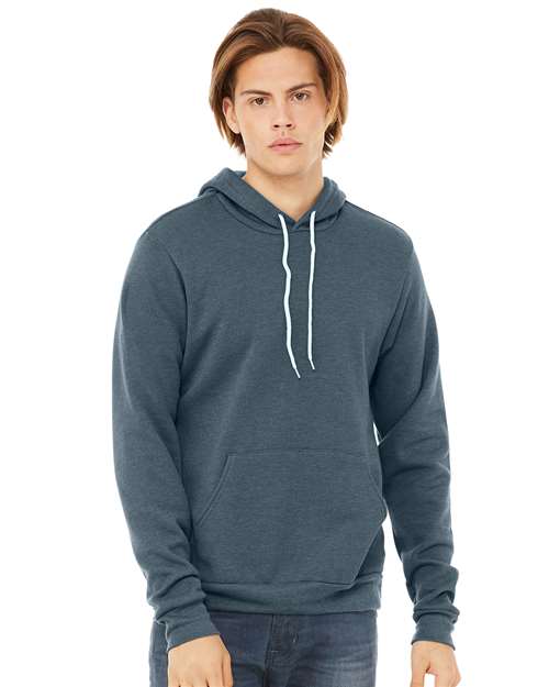 Sponge Fleece Hoodie - Heather Slate -   -