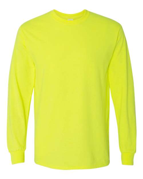 Heavy Cotton™ Long Sleeve T-Shirt - Safety Green -   -
