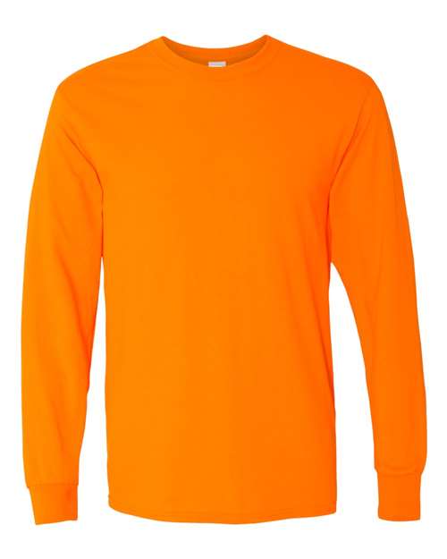 Heavy Cotton™ Long Sleeve T-Shirt - Safety Orange -   -