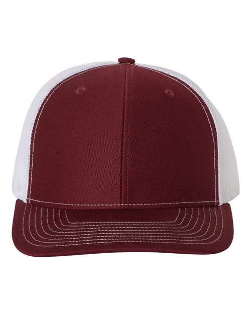 Snapback Trucker Cap - Cardinal/ White -   -