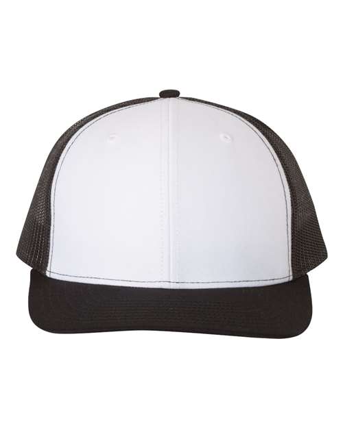 Snapback Trucker Cap - White/ Black -   -