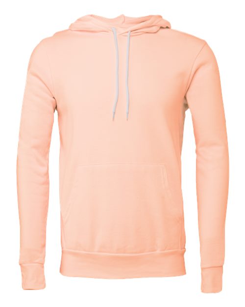 Sponge Fleece Hoodie - Peach -   -