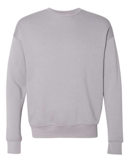 Sponge Fleece Drop Shoulder Crewneck Sweatshirt - Storm -   -