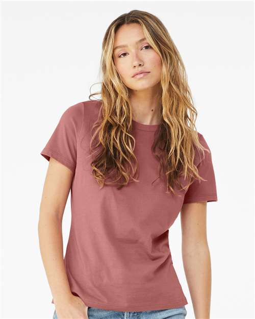 Women’s Relaxed Jersey Tee - Mauve -   -