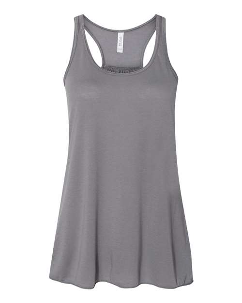 Women's Flowy Racerback Tank - Storm -   -