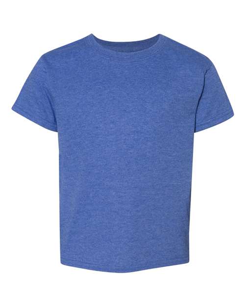 DryBlend® Youth T-Shirt - Heather Deep Royal -   -