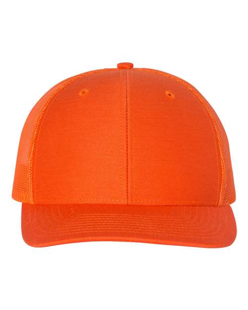 Snapback Trucker Cap - Orange -   -