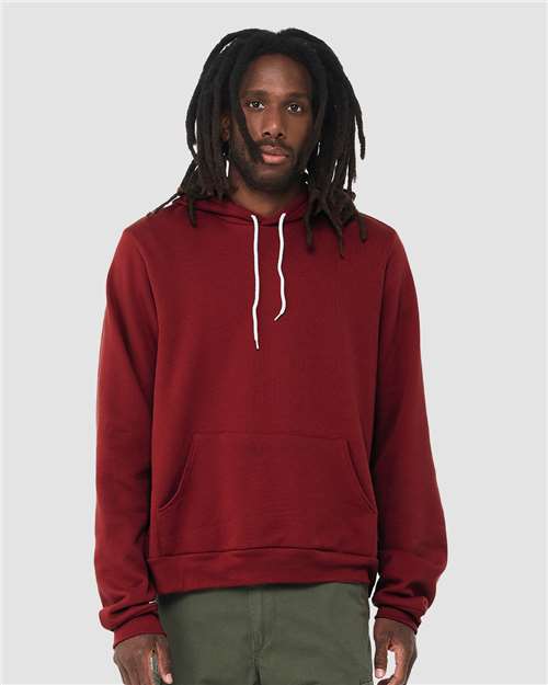 Sponge Fleece Hoodie - Cardinal -   -