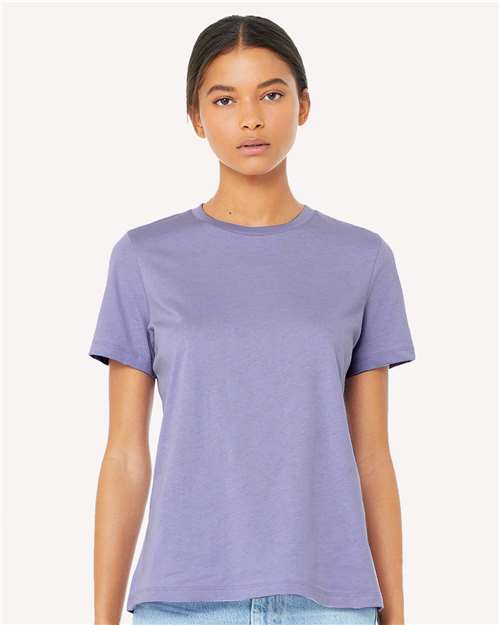 Women’s Relaxed Jersey Tee - Dark Lavender -   -
