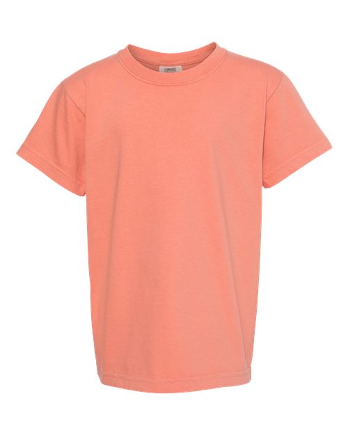 Garment-Dyed Youth Heavyweight T-Shirt - Terracotta -   -