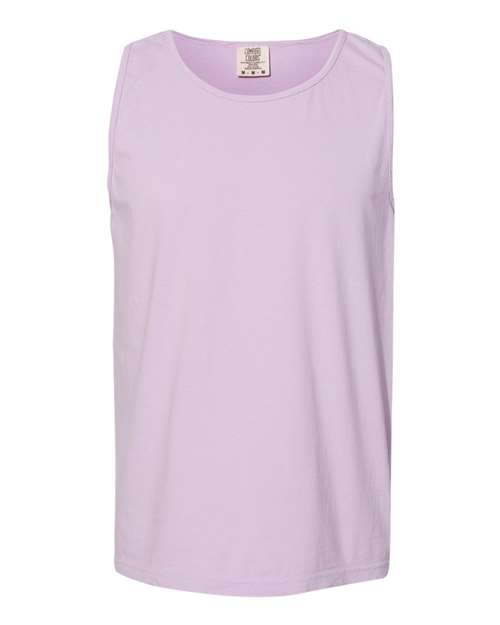 Garment-Dyed Heavyweight Tank Top - Orchid -   -