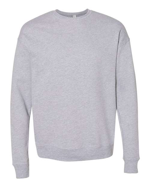 Sponge Fleece Drop Shoulder Crewneck Sweatshirt - Athletic Heather -   -