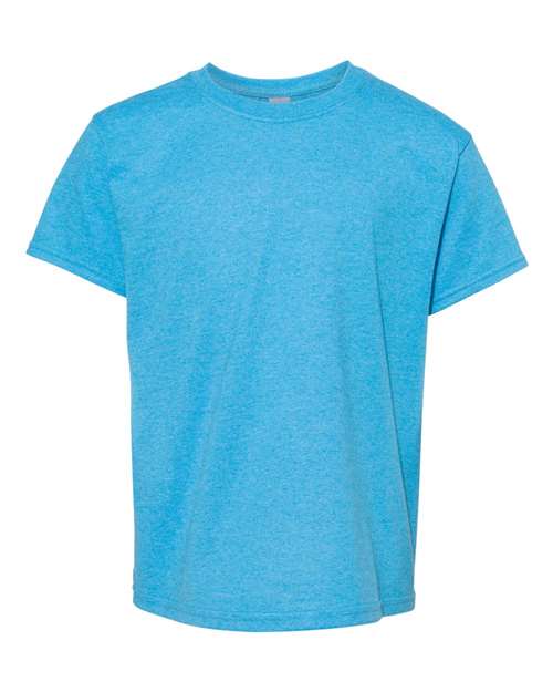 Heavy Cotton™ Youth T-Shirt - Heather Sapphire -   -