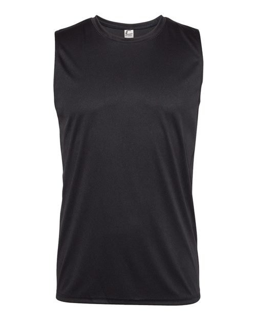 Sleeveless T-Shirt - Black -   -