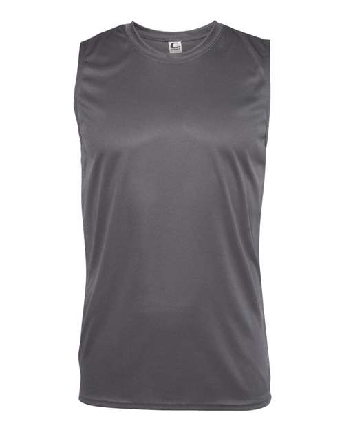 Sleeveless T-Shirt - Graphite -   -