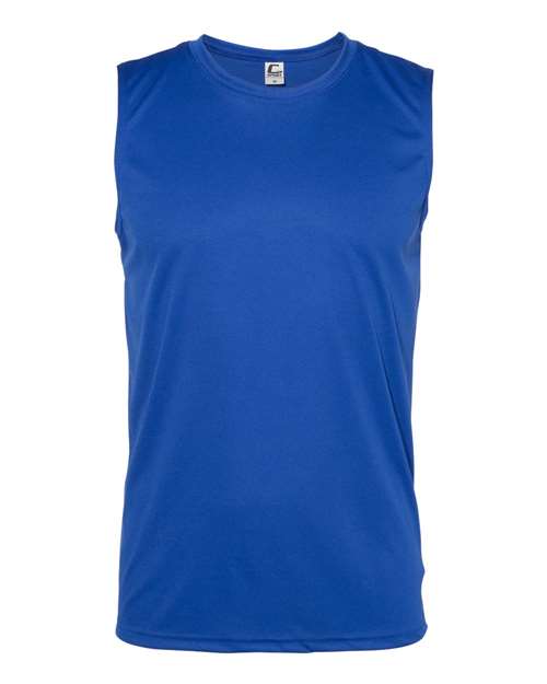 Sleeveless T-Shirt - Royal -   -