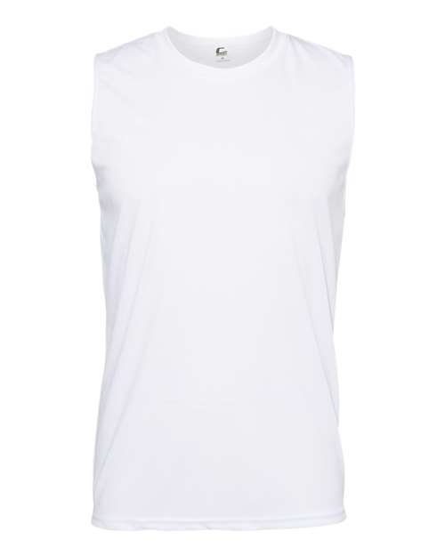 Sleeveless T-Shirt - White -   -