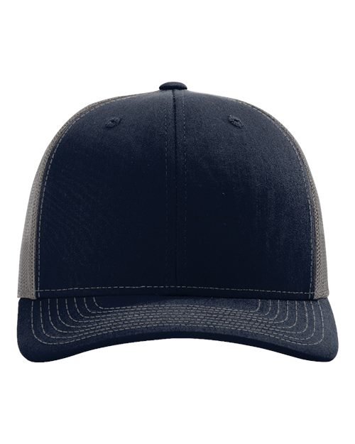 Snapback Trucker Cap - Navy/ Charcoal -   -