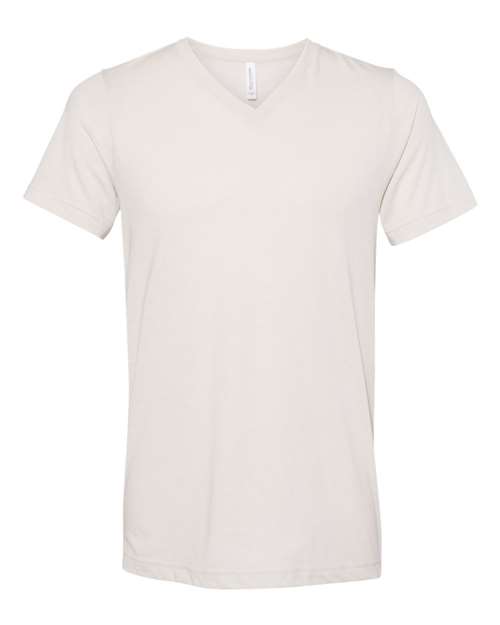 Triblend V-Neck Short Sleeve Tee - Cement Triblend -   -