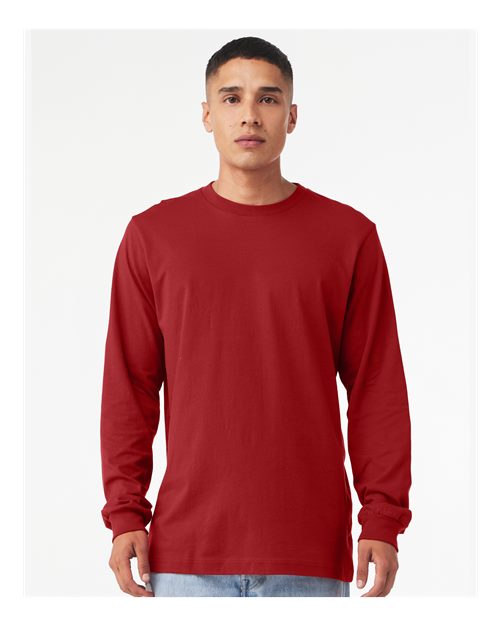 Jersey Long Sleeve Tee - Canvas Red -   -