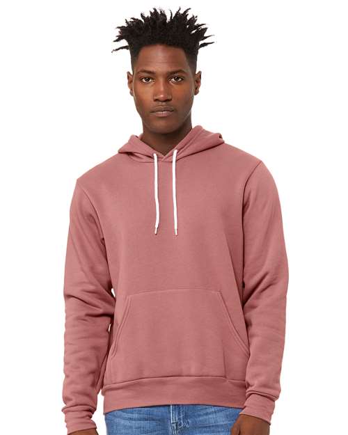 Sponge Fleece Hoodie - Mauve -   -