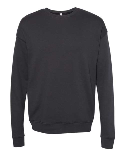 Sponge Fleece Drop Shoulder Crewneck Sweatshirt - DTG Dark Grey -   -