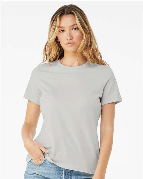 Women’s Relaxed Jersey Tee - Silver -   -